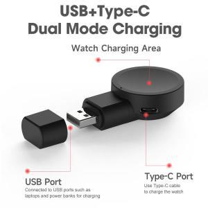 도크 충전기 어댑터 무선 USB 케이블 코드 스탠드, 삼성 갤럭시 워치 6 5 프로 4 44mm