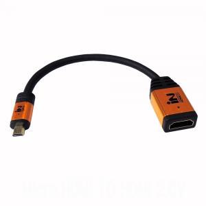 인네트워크 IN-MH2GF015M Micro HDMI to HDMI 젠더 (0.15m) (밀알) (4개이상)