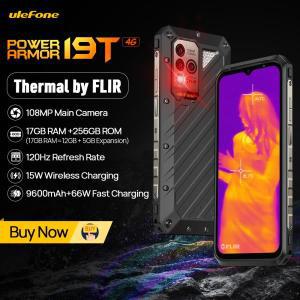 정식발매 스마트폰공기계 공신폰 효도폰 자급제 Ulefone 파워 아머, 19T 열 화상 카메라 FLIR, 월드 프리미