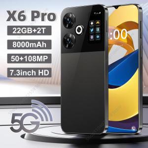 스마트폰 공기계 정식발매 새제품 2024 정품 X6 프로 스마트폰 글로벌 버전, + 2TB, 4G/5G, 듀얼 심, 샤오