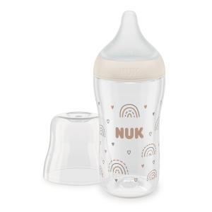 누크 퍼펙트매치 젖병 260ml 레인보우(M젖꼭지 포함)