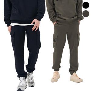 [체이스컬트]기모 WORDING 그래픽 카고 조거 PANTS/2Color