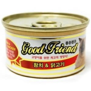 굿프랜드 참치n닭고기 캔 85g (WEDB8A4)