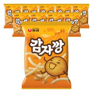 농심 감자깡, 75g, 10개