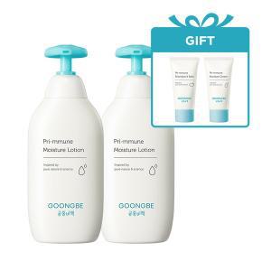 [궁중비책] 프리뮨 모이스처 로션 350ml x2개 +[GIFT] 샴푸앤바스 30ml + 크림 30ml(10/7~10/31)