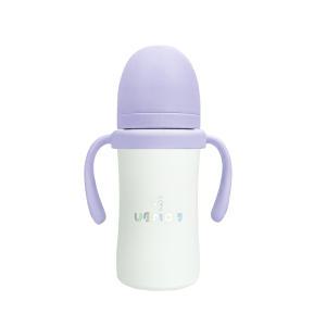 유비맘 시그니처 보온보냉 스테인리스 유아 빨대컵 라벤더, 220ml, 1개