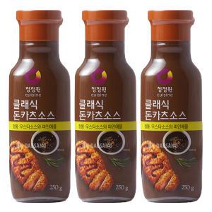 청정원 클래식 돈카츠소스, 250g, 3개