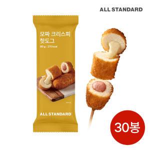 올스탠다드 모짜 크리스피 핫도그 80g x 30봉