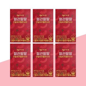 씨스팡 혈관팔팔 칸탈로프멜론SOD 500mg x 30정 x 6박스 3개월분