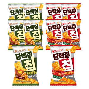 닥터유 단백질칩 칠리살사, 60g, 5개 + 버터구이오징어맛, 60g, 5개