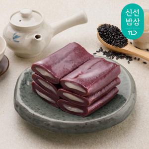 시루조아 굳지않는 흑미 앙꼬 절편, 600g, 2개