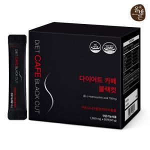 올바른 다이어트 카페 블랙컷 1박스 60포 커피맛