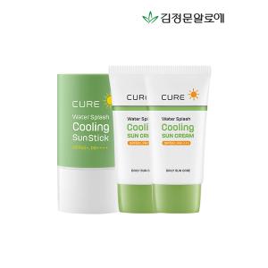 [김정문알로에]큐어 쿨링선크림40ml 2개+쿨링선스틱 1개_P360621000