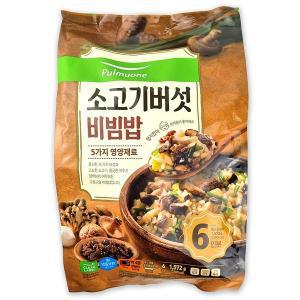 [신세계몰]코스트코 풀무원 소고기버섯 비빔밥 1572g 6인분 참기름 양념장 포함