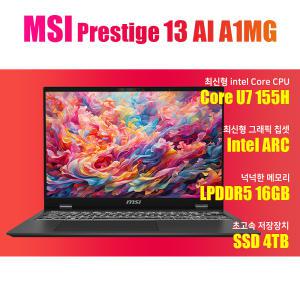 MSI 프레스티지 13 AI A1MG/NVMe SSD 4TB(교체)/WIN11설치