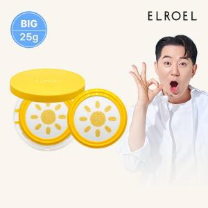 [기타][빅] 엘로엘 파데프리 옐로우 팡팡 빅 선쿠션 25g 본품1+리필1_ELROEL