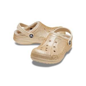 크록스 CROCS KIDS 키즈 BAYA LINED GLITTER CLOG K WT 23FKCL207656 23FKCL207656_Z11S 238214