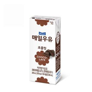 매일우유 멸균 초코우유 200ml x 48팩