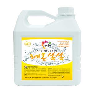 마이스토어 레몬쏙쏙 4L 목욕탕 화장실 청소세제 락스