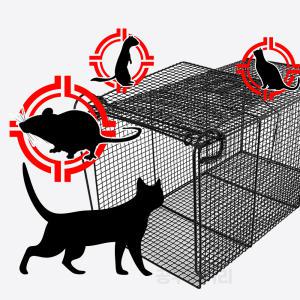 뉴트리아 원터치 고양이틀 자동 포획망 통덫 개포획틀 구조망 유기견 유해동물 족제비