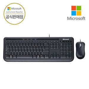 [ Microsoft 코리아 ] 마이크로소프트 유선 데스크탑 600 유선키보드+마우스 세트