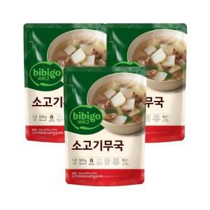 [CJ제일제당]비비고 소고기무국 500g x3개