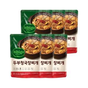 비비고 두부청국장찌개 460g x6개