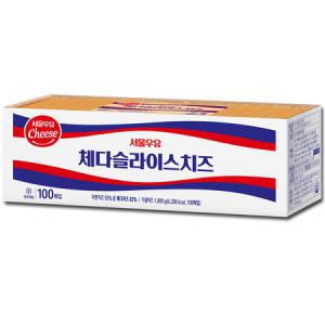 서울우유 체다슬라이스치즈1800g 업소용