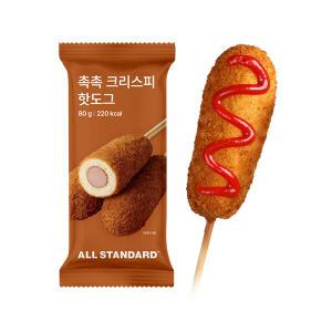 올스탠다드 촉촉 크리스피 핫도그 80g x 20봉