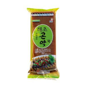 해초곤약묵 500g x 20개 해초분말 함유 조림 오뎅 밥반찬으로 든든  묵곤약 한박스