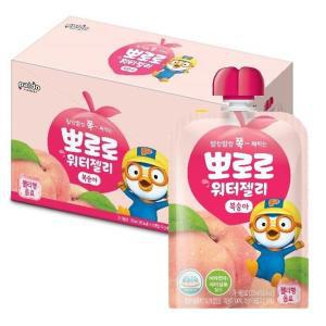 팔도 뽀로로 워터젤리 복숭아 120ml 10개