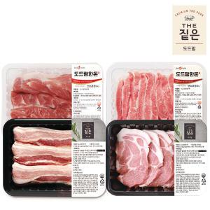 [도드람한돈] YBD 삼겹살+목심(구이용 각400g) + 일반 등심꽃살400g+항정살300g (총1.5kg)