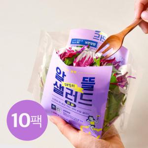 1am 데일리 알뜰샐러드 퍼플 100g x 10팩 / 야채 도시락