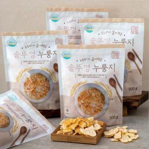 착한상점 구수하게 끓여먹는 솥뚜껑 누룽지 500g × 5개