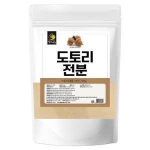 국산 도토리 가루 500g 실속형 상수리 전분 도토리묵 묵무침 묵사발 도토리차 부모님 시니어 중년 건강 선물