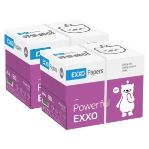 [행사]엑소 큐트베어 A4 복사용지(A4용지) 80g 2BOX(4000매)