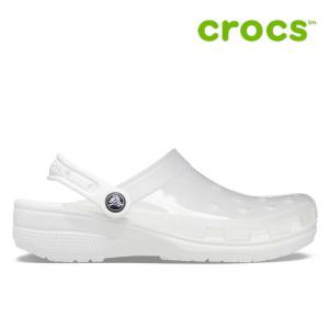 [크록스][세일] 크록스 샌들 /47- 206908-100 / Classic Translucent Clog White