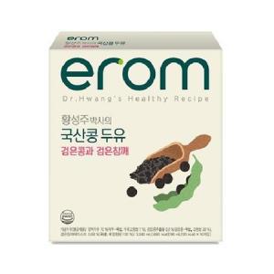 이롬 황성주 국산콩 검은콩과 검은참깨 두유 190ml 32개_MC