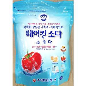 [퍼니메이커]베이킹 소다 아기표 1kg 가루 분말 식당용 업소 식당  베이킹소다 식소다