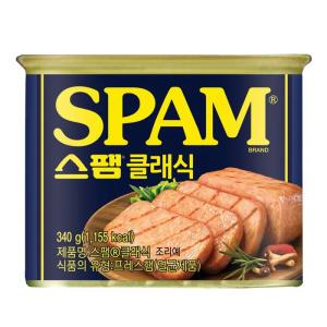 CJ 스팸 클래식 340g x20캔 / 자취 캠핑 반찬 깡통햄