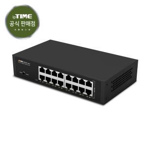 ipTIME SG16A-mini 기가 유선 16포트 기가비트 스위칭 허브 표준랙