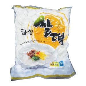 업소용 대용량 벌크 도매 유통용 금성 쌀떡국떡 3kg