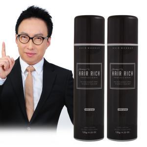 박명수 헤어리치 흑채 스프레이 120g 2개+클렌징폼 120ml