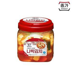 [셀러허브 식품][공식판매몰] 종가 시원담백한 나박김치1.2kg(PET)