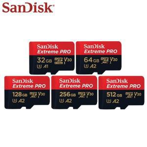 SanDisk 정품 메모리 카드, 읽기 속도 최대 170 MB/s V30 익스트림 프로 마이크로 SD U3 UHS-I, 256GB, 512