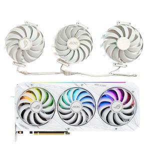 ASUS Rog Strix Rtx 3070 3080 Ti 3090 화이트 Oc 버전 GPU 교체 선풍기 3FAN 7PIN CF1010U12S DC 12V 0.45