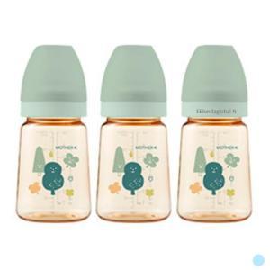 마더케이 신생아 아기 PPSU 젖병 트리플팩 민트 180ml