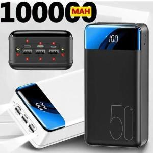 보조배터리 대용량 휴대용 전원 공용 고속 충전 100000mAh 9800mAh 5.2V1A    인기