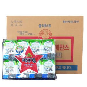 해동 도시락짱구김(4g ×16봉×10EA)조미김 재래김 파래김