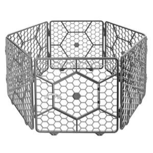 반려견 울타리 대형 6개입 1P 다크그레이 분리 펜스 (WEE7177)